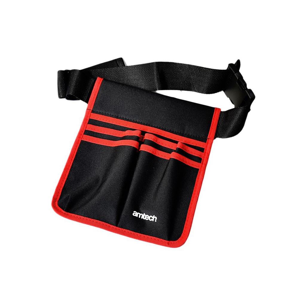 Amtech 5 Pocket Lightweight Tool Pouch (With Adjustable Belt) - N0985