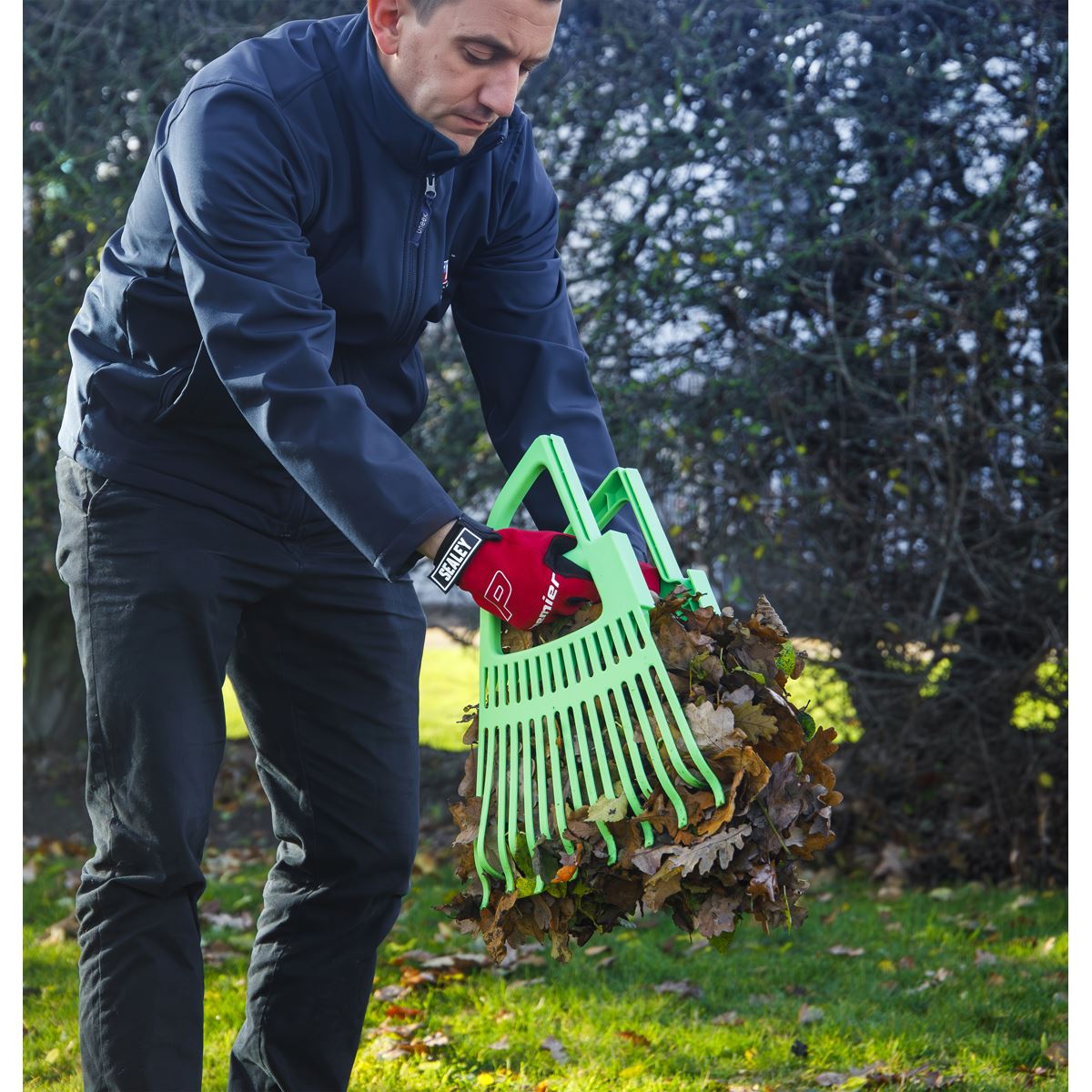 Sealey 2-in-1 Rake & Leaf Grabbers GTLG2