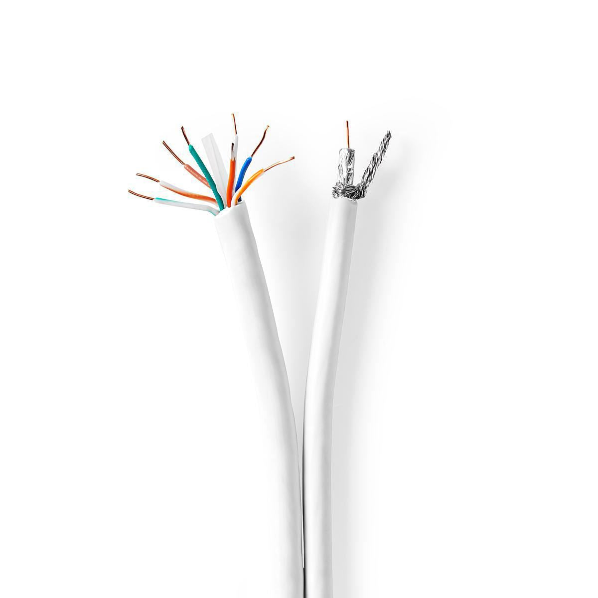 Nedis Coax/CAT6 Combination Cable 50m - CSGG4500WT500