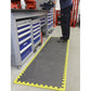 Sealey Interlocking Workshop Mat Set 1240x1825mm with Hi-Vis Edges MIC1218Y3