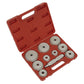 Sealey Bearing Race & Seal Driver Set 10pc - Aluminium VS703