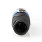 Nedis Speaker Coupler Speaker 4-pin Male to Speaker 4-pin Male Black COTP16910BK