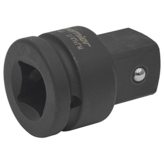 Sealey Impact Adaptor 3/4"Sq Drive Female - 1"Sq Drive Male AK5404