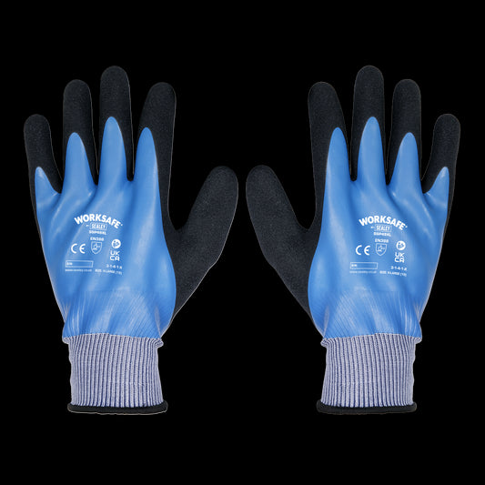Worksafe Waterproof Latex Gloves X-Large  Pair SSP49XL