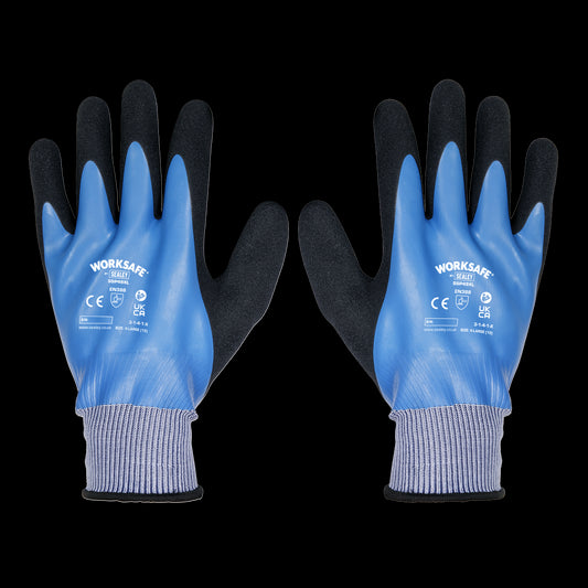 Worksafe Waterproof Latex Gloves X-Large  Pair SSP49XL