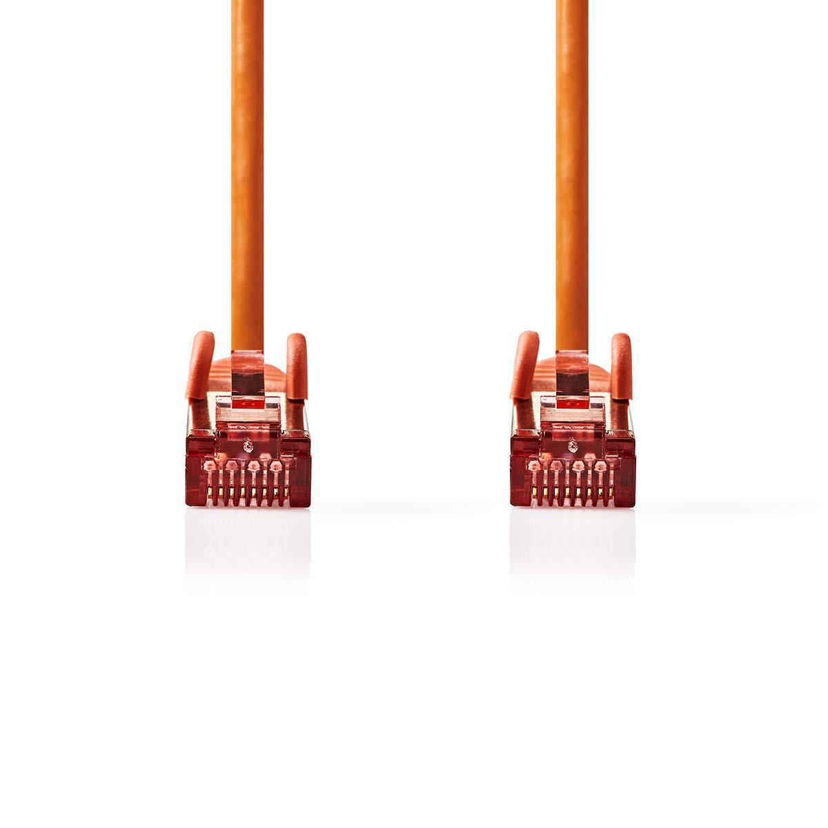 Nedis Cat 6 S/FTP Network Cable RJ45 Male to RJ45 Male 5m Orange CCGP85221OG50
