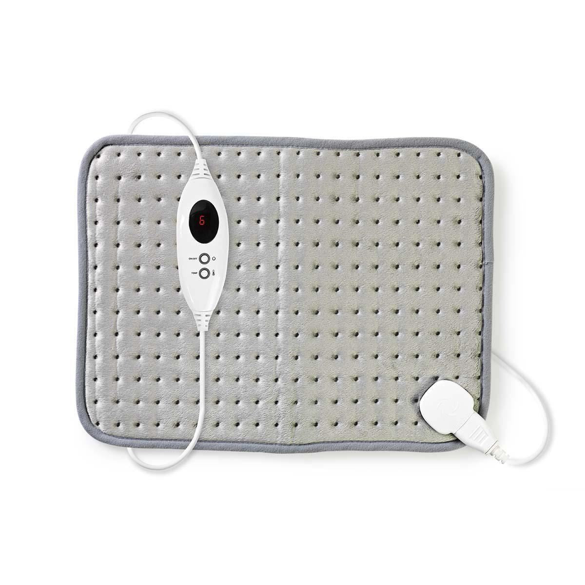 Nedis Heating Pad 42 x 32cm 6-Heat Settings Digital Control Overheat protection - PEHP110CGY