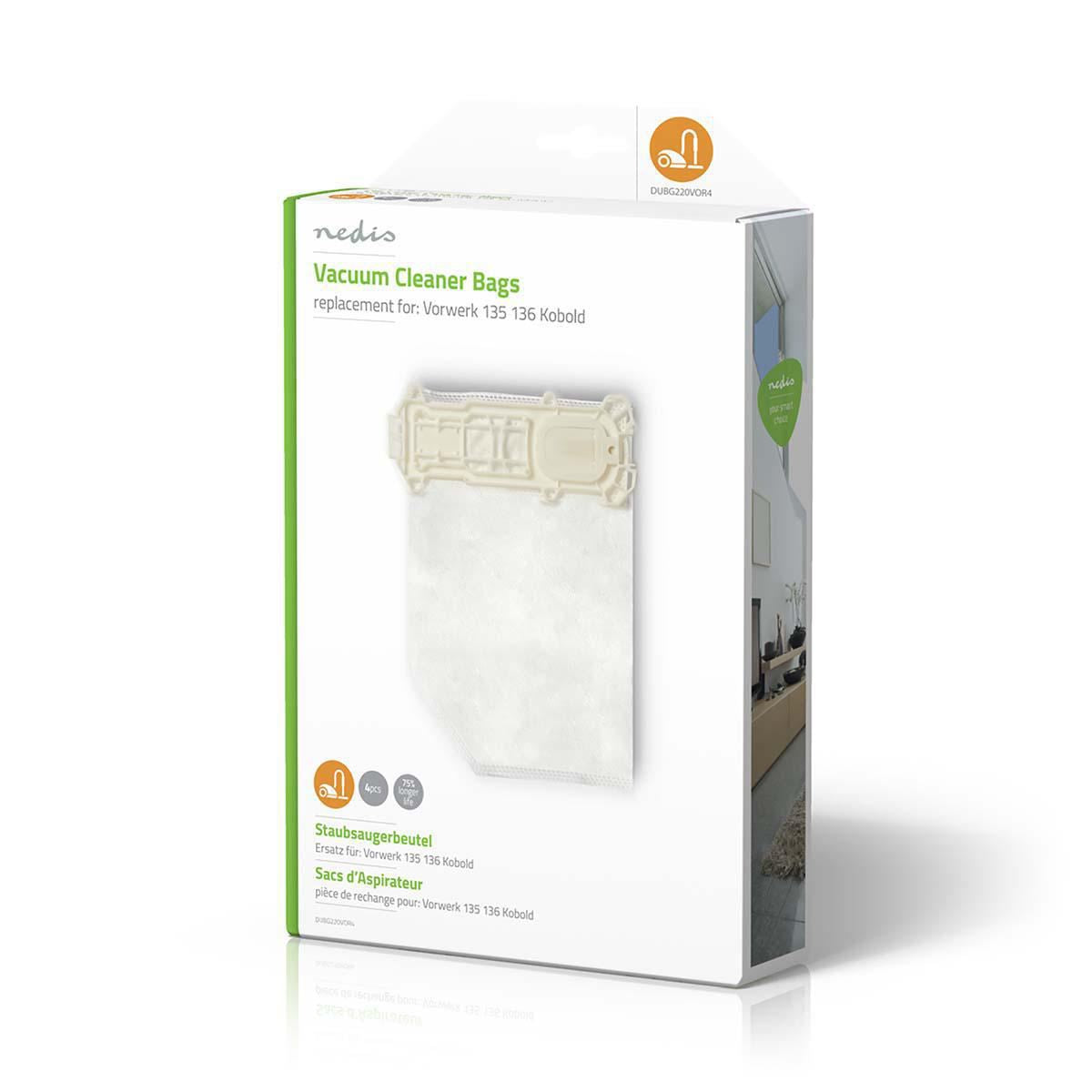 Nedis Vacuum Cleaner Bag Vorwerk 135 136 Kobold DUBG220VOR4