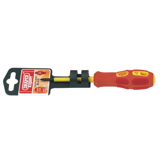 Draper Expert No.0x60mm Fully Insulated PZ Slot Screwdriver Professional Tool - 69227