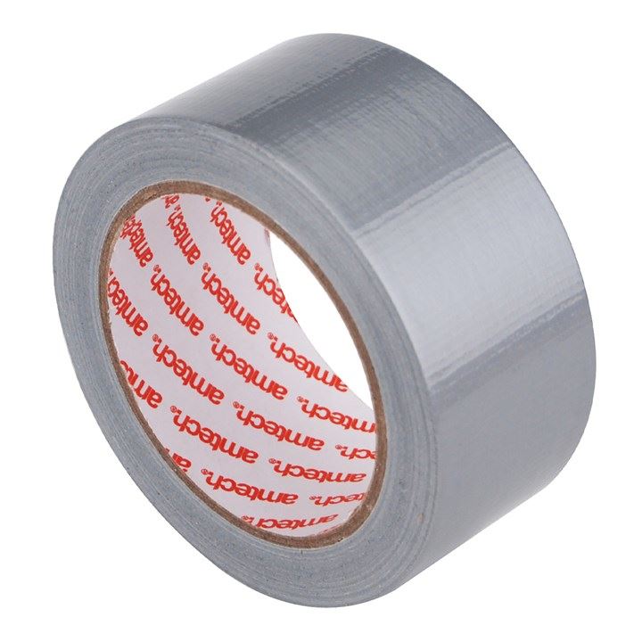 Amtech Roll of silver duct tape (25m x 48mm) - W8215