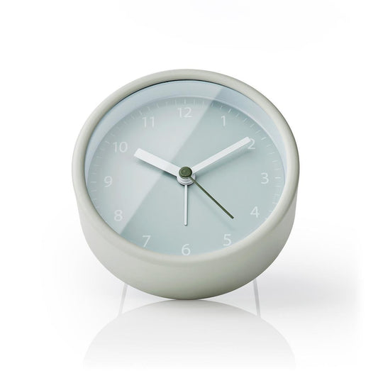 Nedis Analogue Desk Alarm Clock Snooze function Green (CLDK006GR)