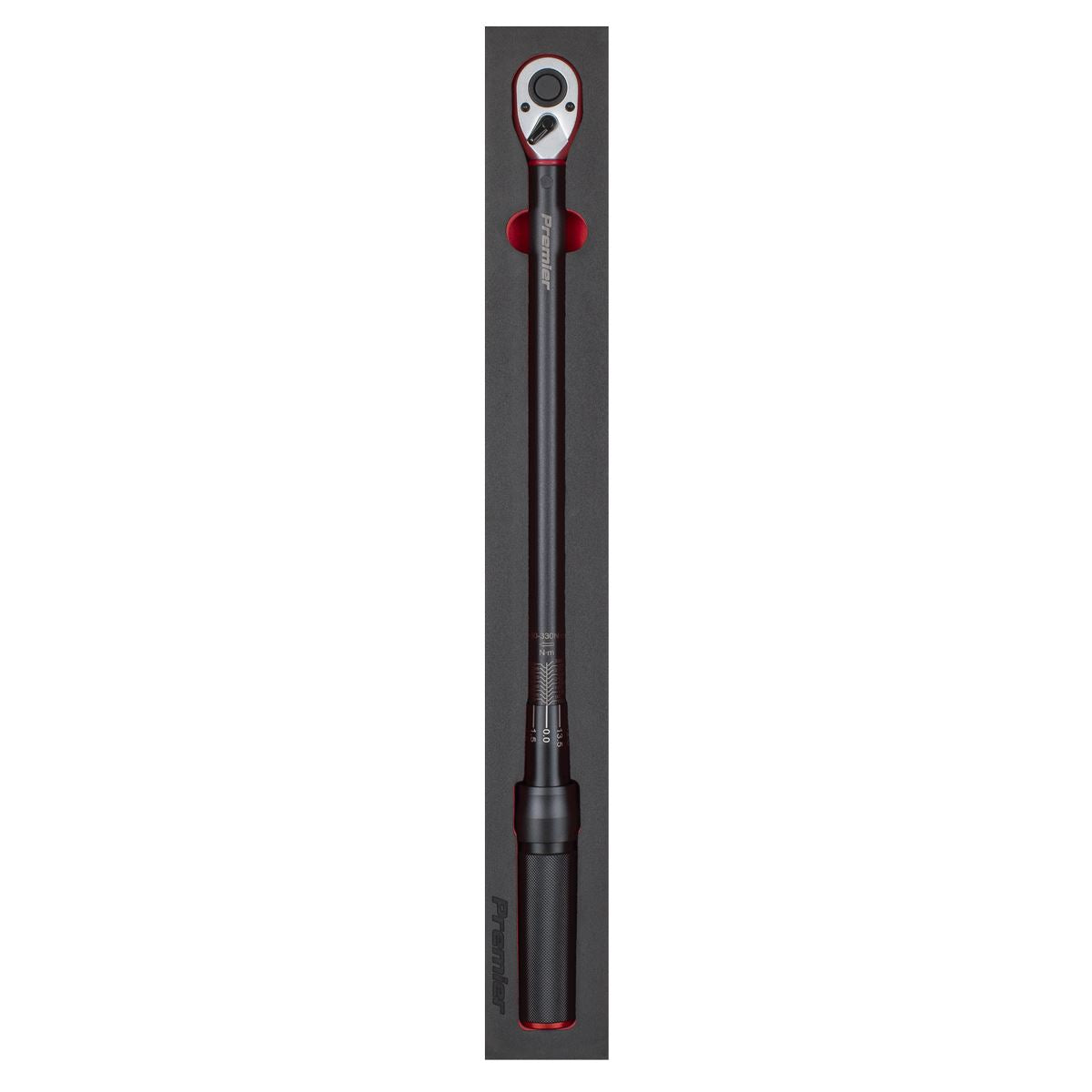 Sealey Premier Torque Wrench Micrometer Style 1/2"Sq Drive Calibrated 60-330Nm