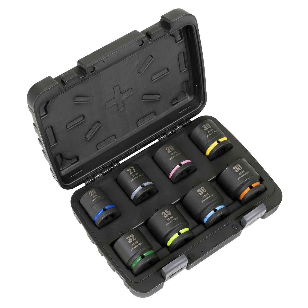 Sealey Premier Impact Socket Set 3/4"Sq Drive 8pc AK8890M
