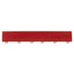 Sealey Polypropylene Floor Tile Edge 400x60mm Red Female-Pack of 6 FT3ERF
