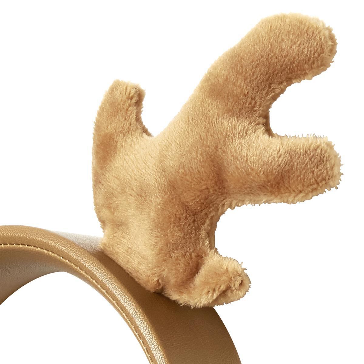 Nedis Wired Headphones 1.2m On-Ear Detachable Magnetic Ears Rudy Reindeer Brown - HPWD4000BN