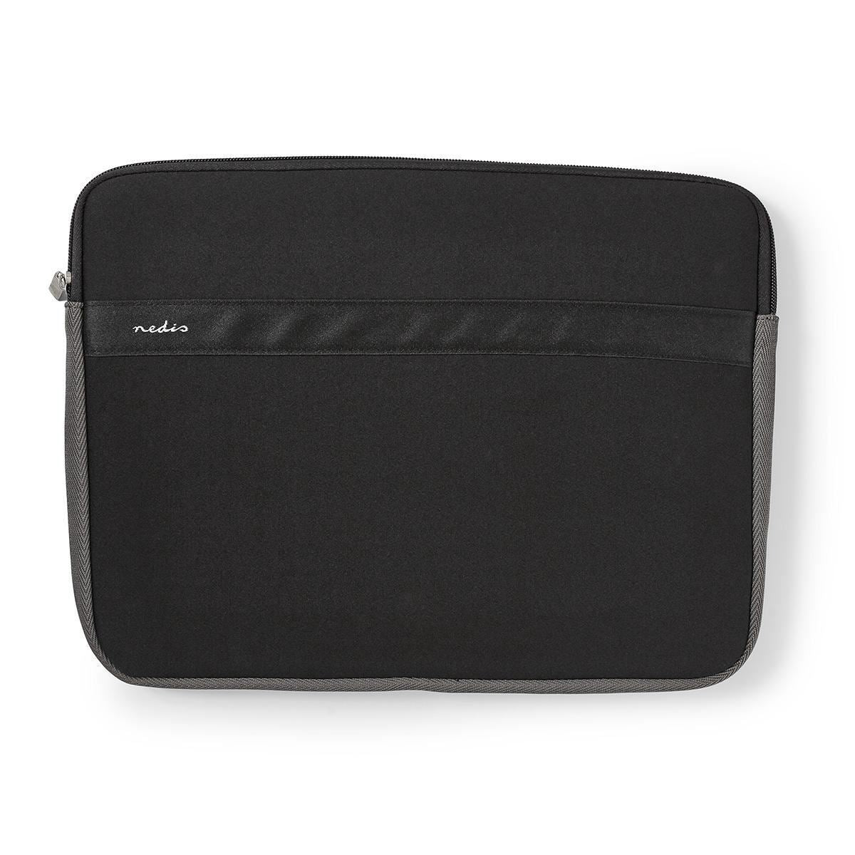 Nedis Notebook Sleeve 15 to 16" Neoprene Black/Anthracite NBSE15100BK