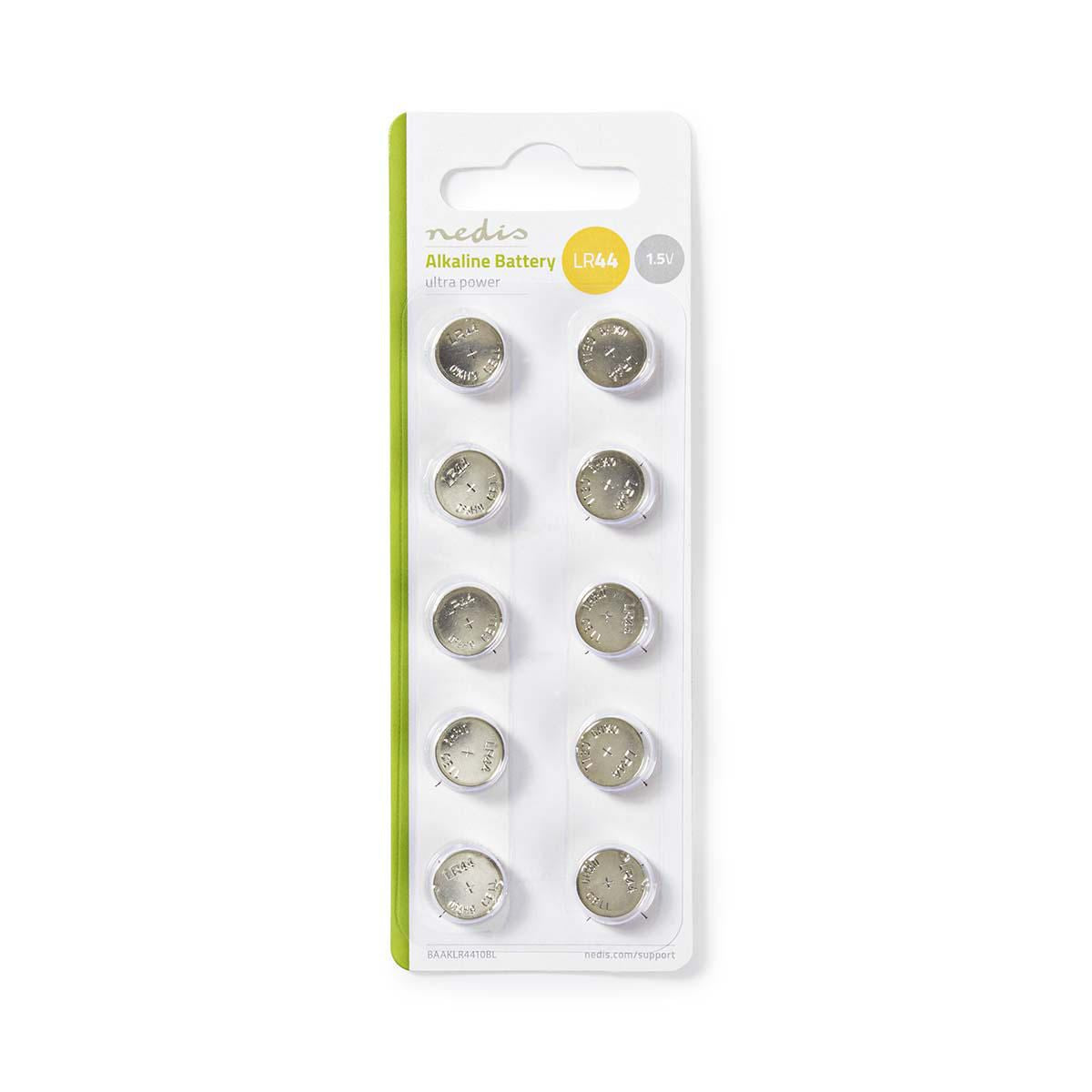 Nedis Alkaline Battery LR44 10 pieces Blister card BAAKLR4410BL