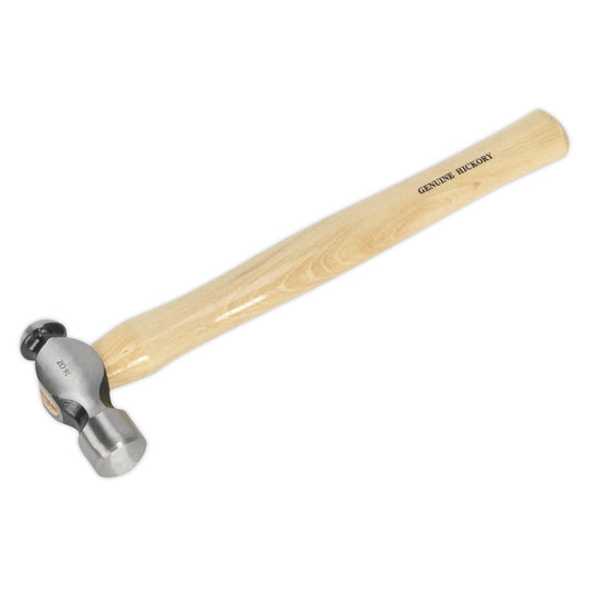 Sealey Ball Pein Hammer 1lb Hickory Shaft BPH16