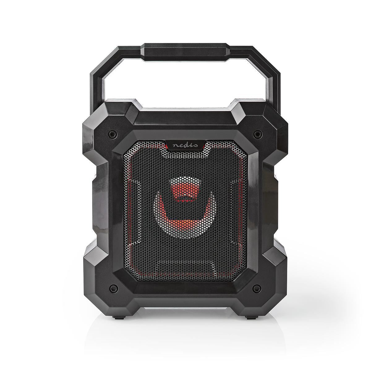Nedis Bluetooth Speaker Battery play time up to 13 Hours 5W Mono & Microphone - SPBT1003BK