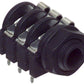 Neutrik NTR-NYS21 6.3mm stereo jack socket/connector 8.2mm