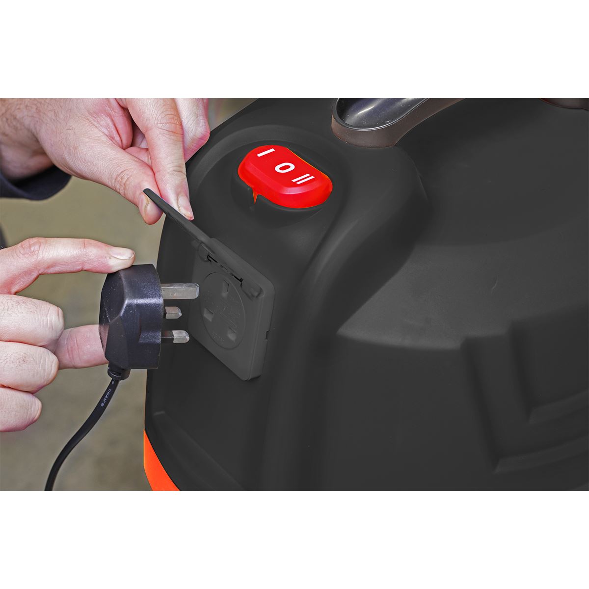 Sealey Vacuum Cleaner Cyclone Wet/Dry 30L Double Stage 1200W/230V PC300BL