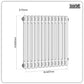 Baridi Horizontal Traditional 2 Column Radiator 600 x 607mm � Anthracite DH357
