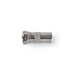 Nedis Satellite Antenna Adapter F Male to Coax Male 10 pieces Metal CSGP41953ME