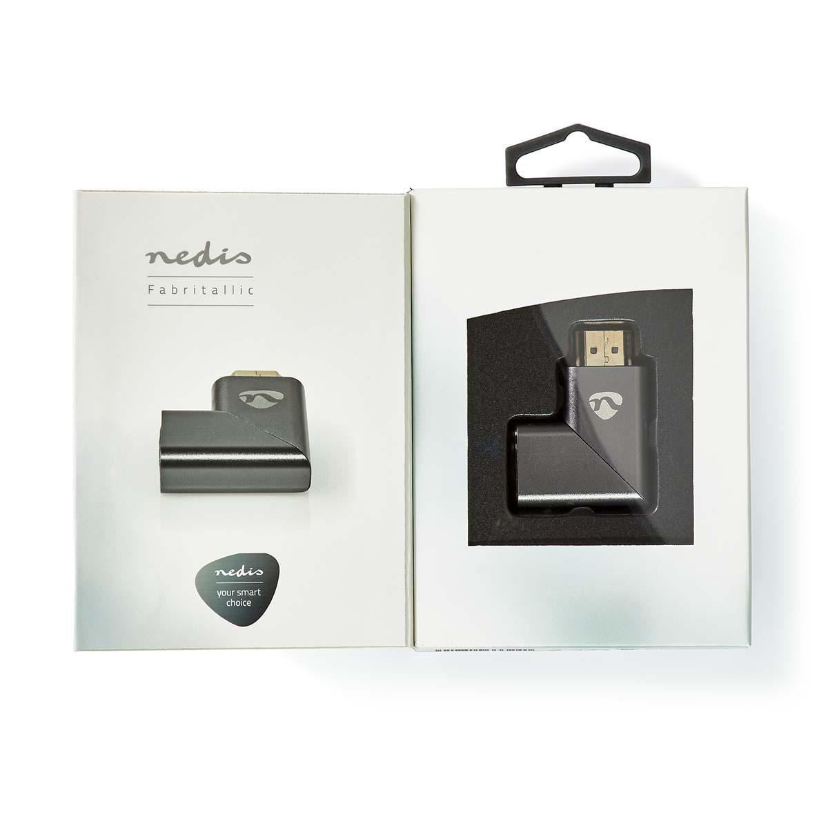 Nedis HDMI  AdapterHDMI Male / HDMI  ConnectorHDMI Female / HDMI  Output - CVTB34904GY