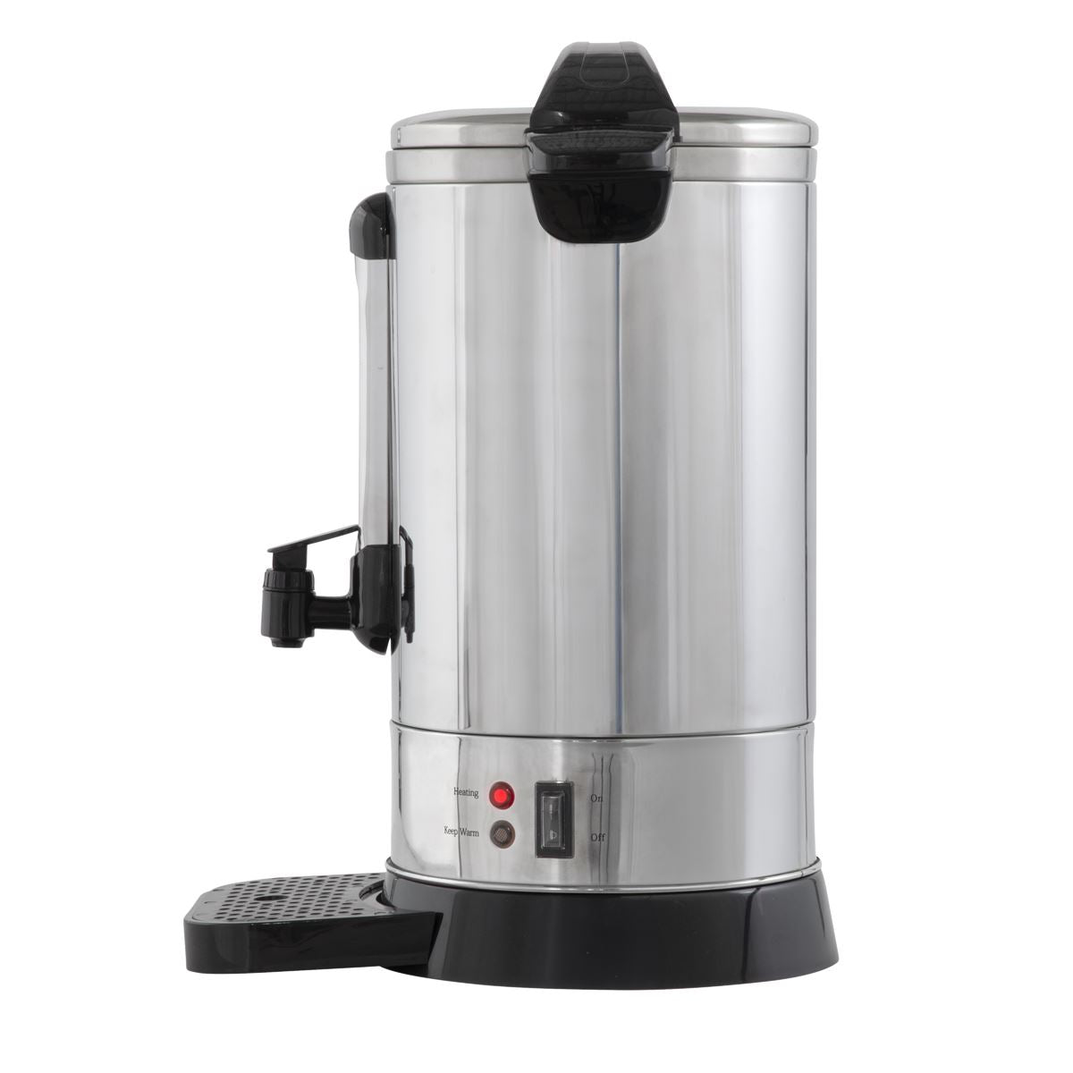 Baridi Hot Water Boiler/Tea Urn 10L Capacity, Stainless Steel DH269