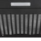 Baridi Visor Cooker Hood Extractor Fan 60cm - Black DH107
