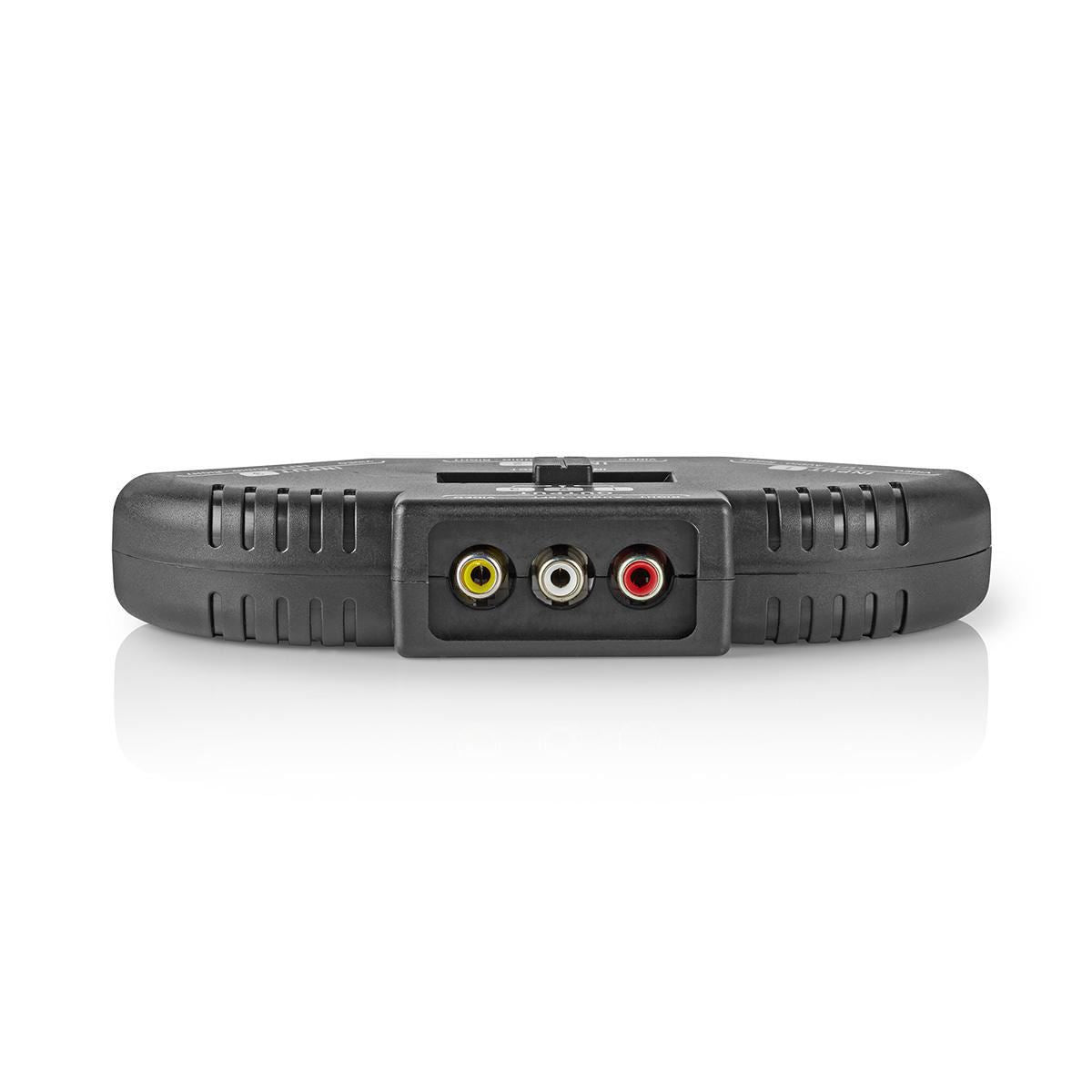 Nedis 3-Port AV Switch 3x RCA (RWY) Input to 1x RCA (RWY) Output Black - VSWI2403BK