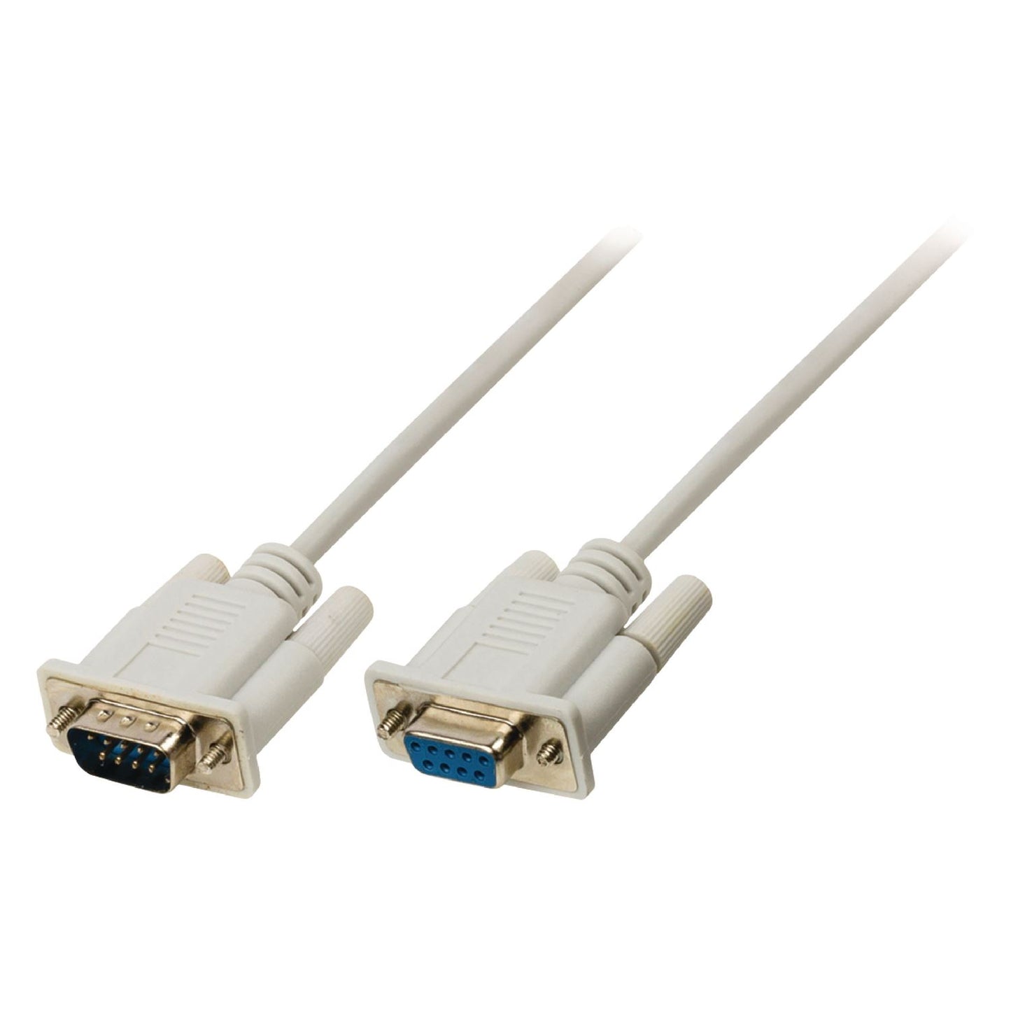 Valueline Serial Cable D-SUB 9-Pin Male to D-SUB 9-Pin Female 15m Ivory - VLCP52010I150