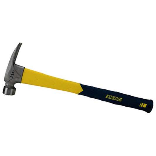 Estwing EMRF22S Sure Strike Straight Claw Framing Hammer, Fibreglass Handle 567g