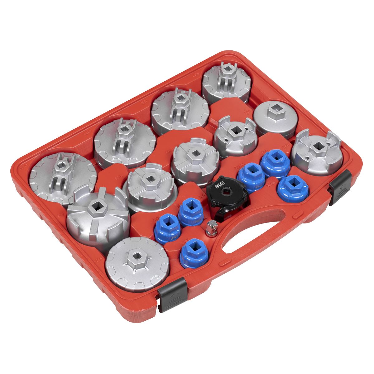 Sealey Oil Filter Cap Wrench Set 19pc VS7013