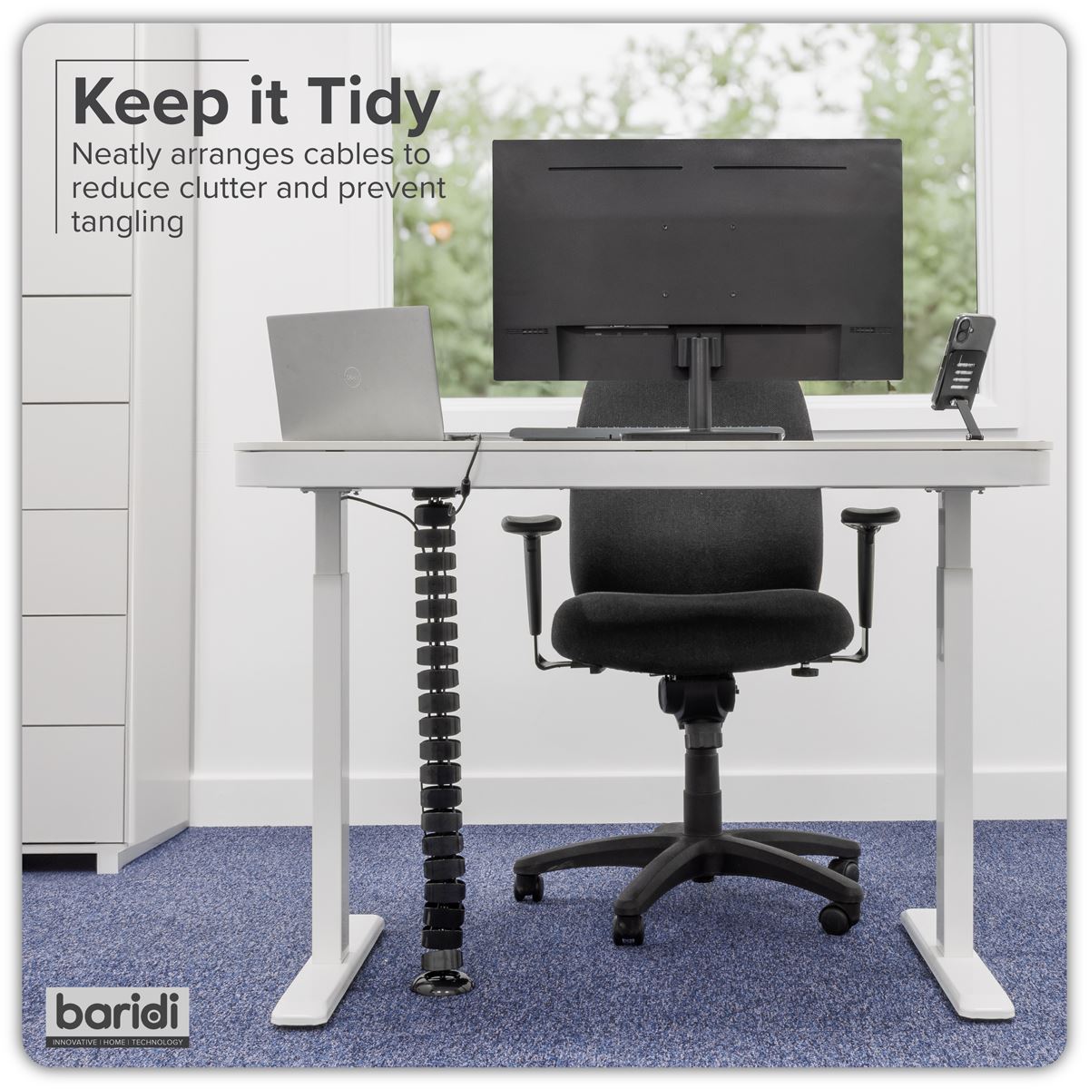 Dellonda Flexible Cable Management System, Magnetic 1.3m DH275
