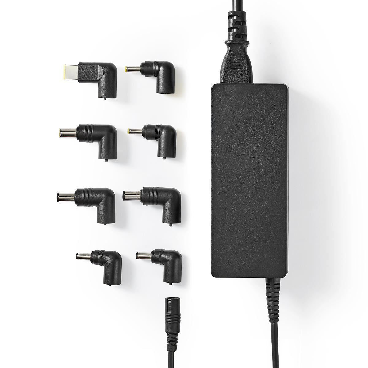 Nedis Notebook Adapter Universal 8 Connectors 90W Output 15V to 20V/6 A (Max.) - NBAU9001FBK