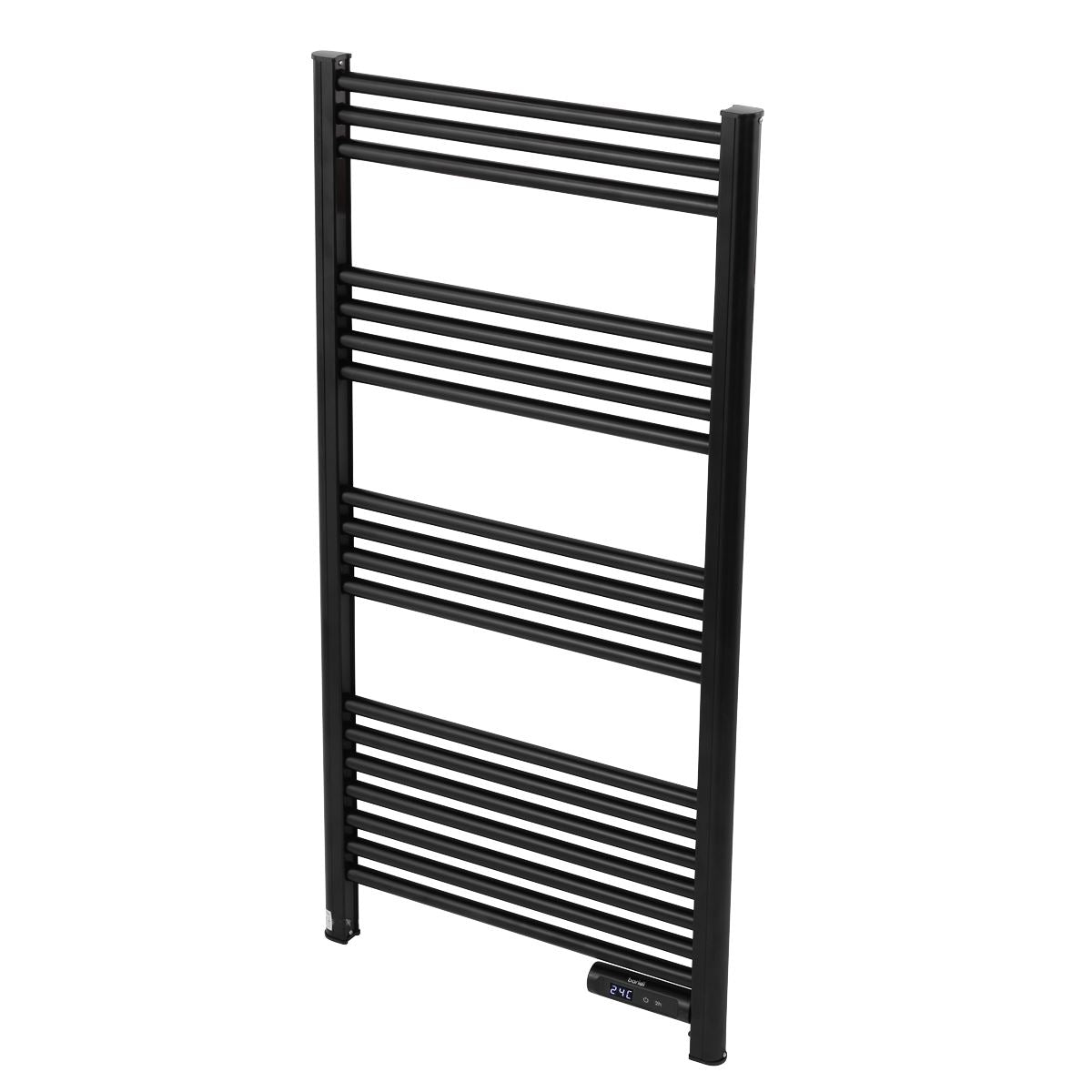 Baridi Electric Heated Towel Rail 1085 x 535mm with LED Display � Black DH371