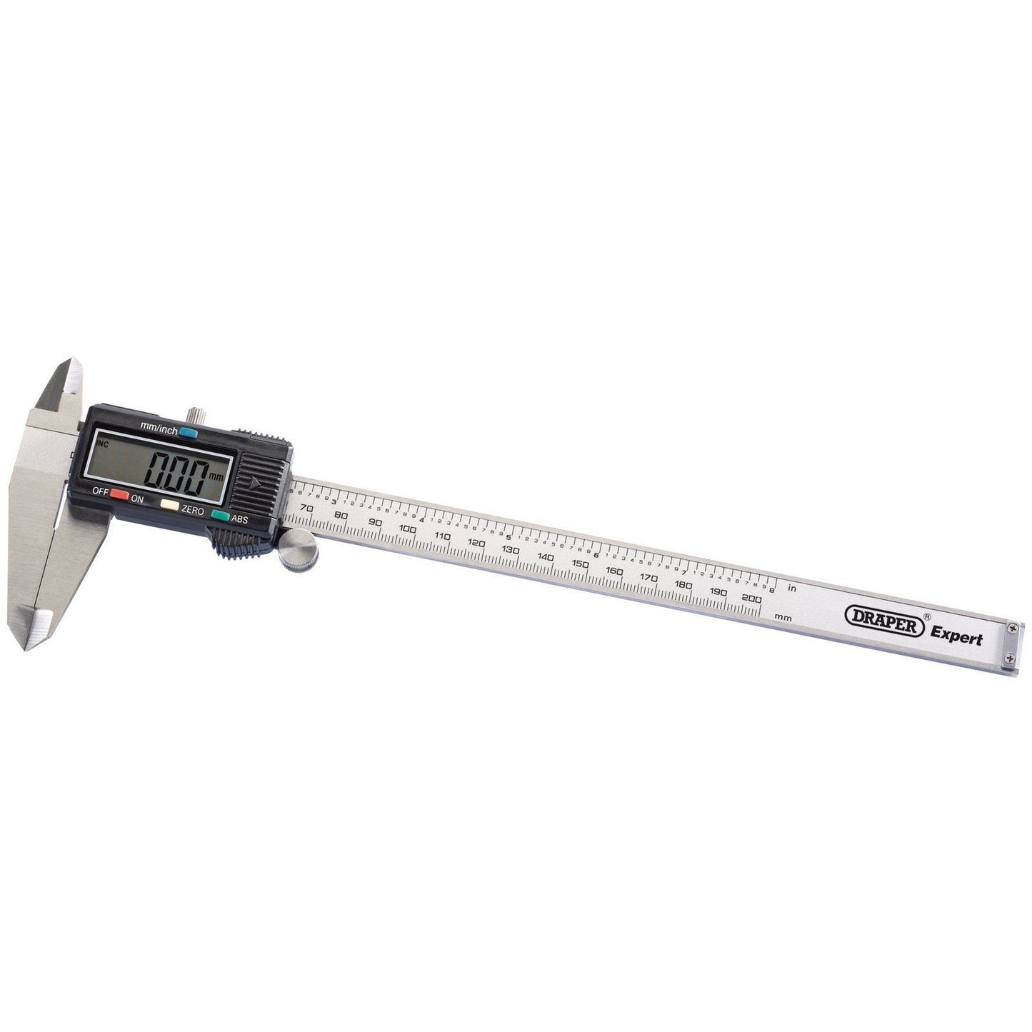 Draper Dual Reading Digital Vernier Caliper, 0 - 200mm/0 - 9" - 80799