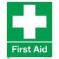 Sealey Safety Sign - First Aid - Self-Adhesive Vinyl SS26V1