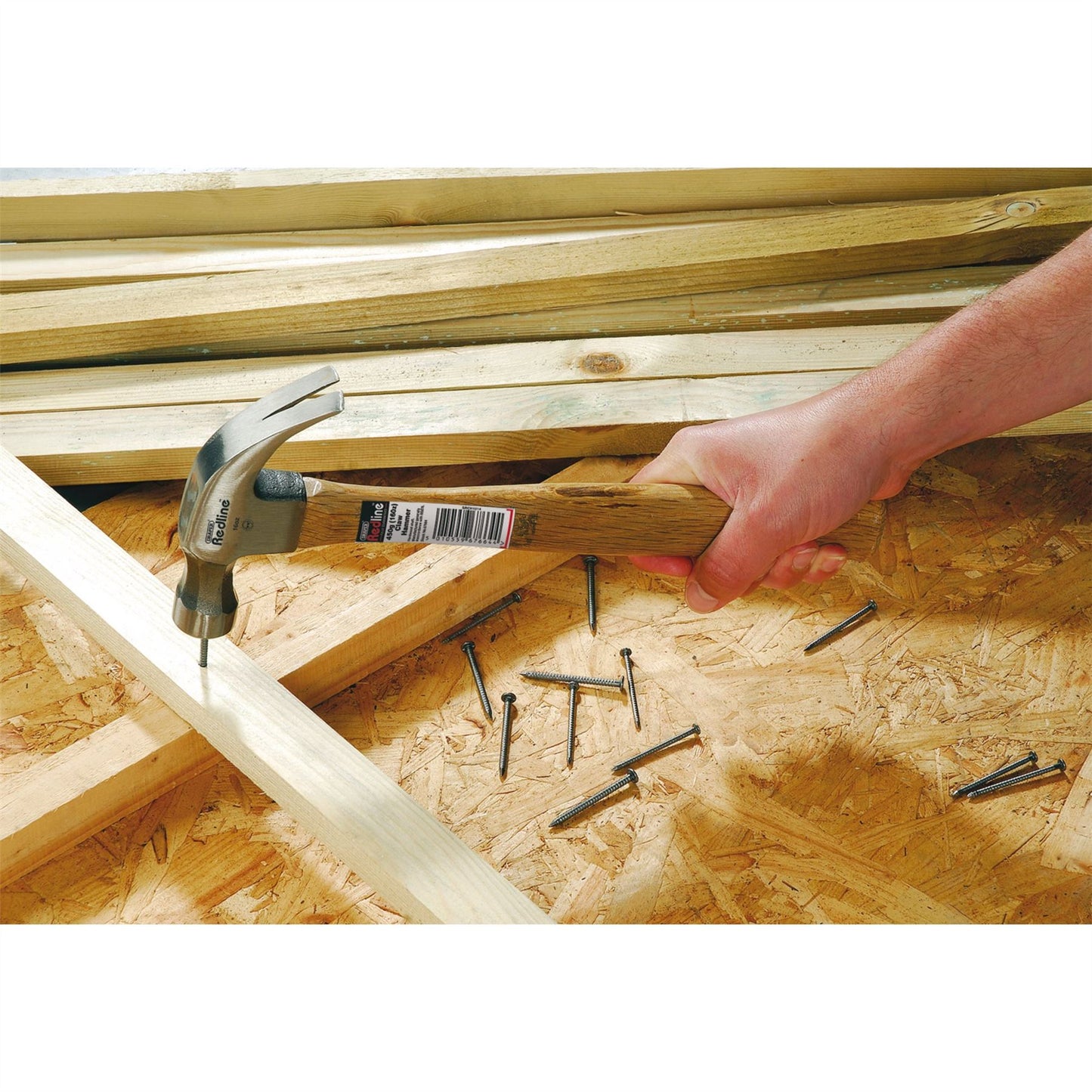 Draper 450G - 16oz Claw Hammer With Hardwood Shaft - 67664