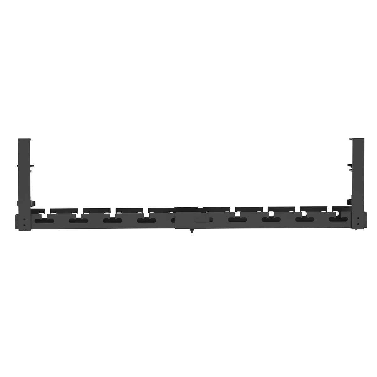 Dellonda Extendable Cable Management Tray 435/730 x 130 x 190 - Black DH276