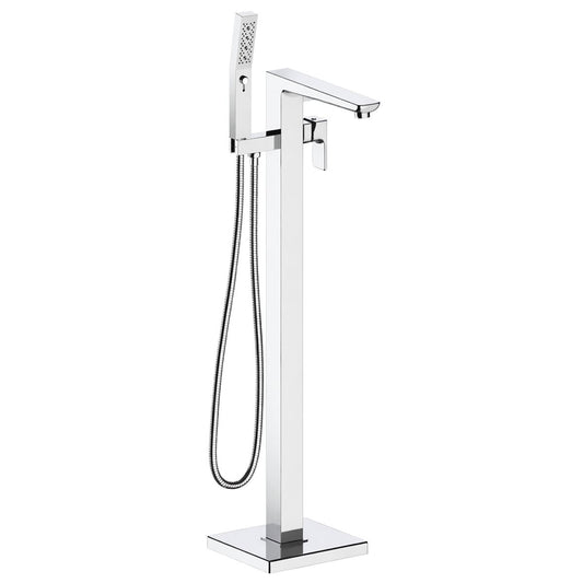 Baridi Freestanding Bath Mixer Tap with Shower - Chrome DH400