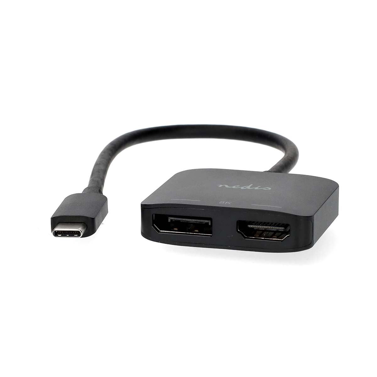 Nedis 3.2 Gen 1 USB-C to DisplayPort Female/HDMI Output 8K@30Hz 0.20m Black