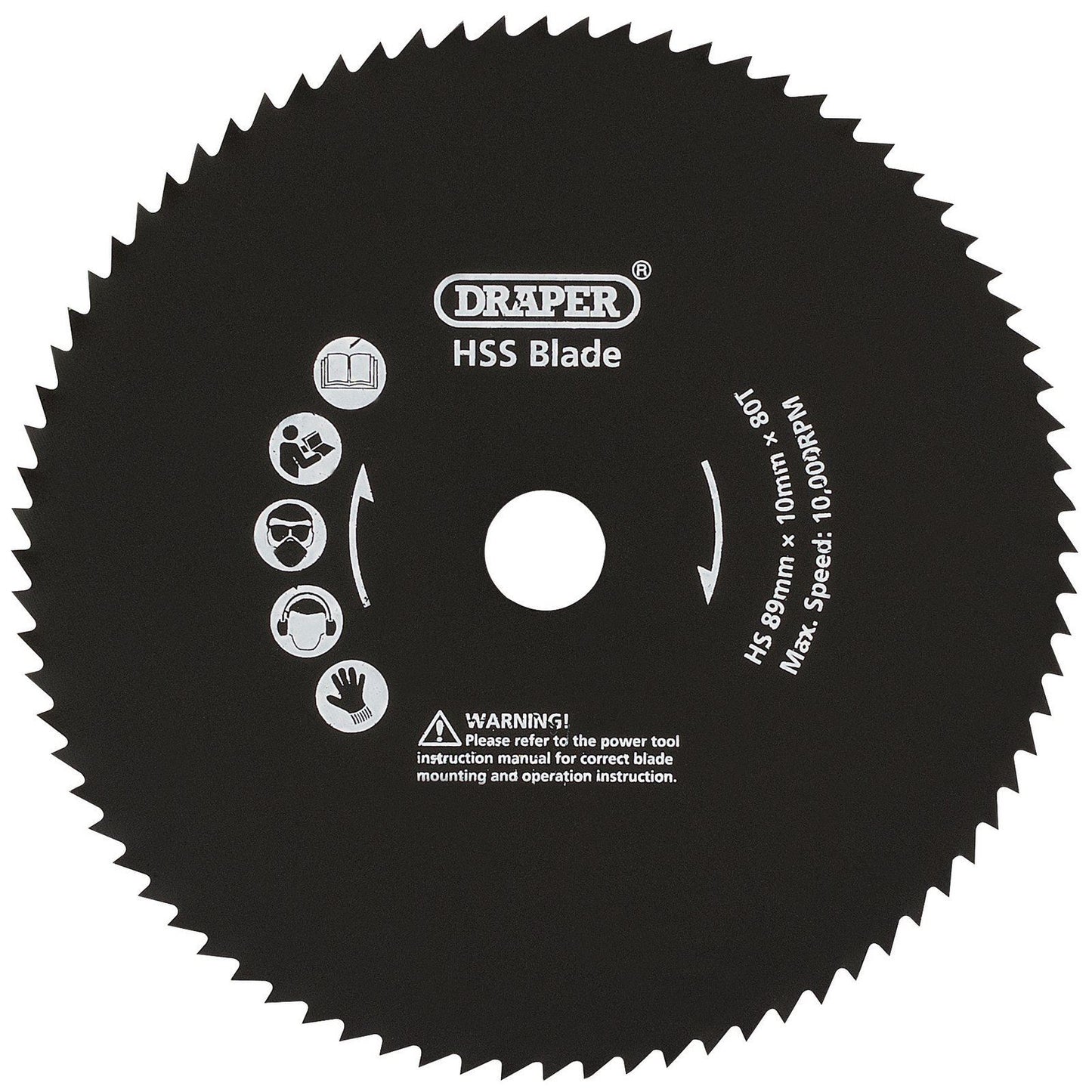 Draper 89mm Metal Cut Disc for Draper Storm Force Mini Plunge Saw YMPS600SF