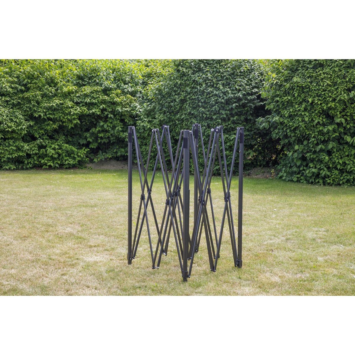 Dellonda Premium 3 x 3m Pop-Up Gazebo, PVC Coated, Water Resistant Fabric, Supplied with Carry Bag, Rope, Stakes & Weight Bags - Beige Canopy DG130