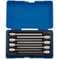 Draper 8 Piece 150mm 6" Long Hex/Allen Key End 3/8" Sq Dr Socket Bit Set 16287