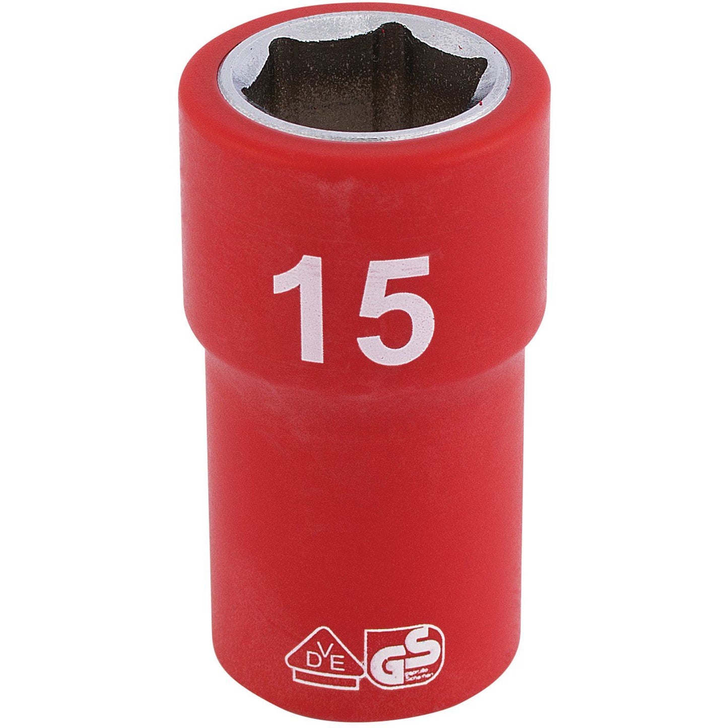 Draper 3/8" Square Drive Fully Insulated VDE Socket (15mm) - 31698