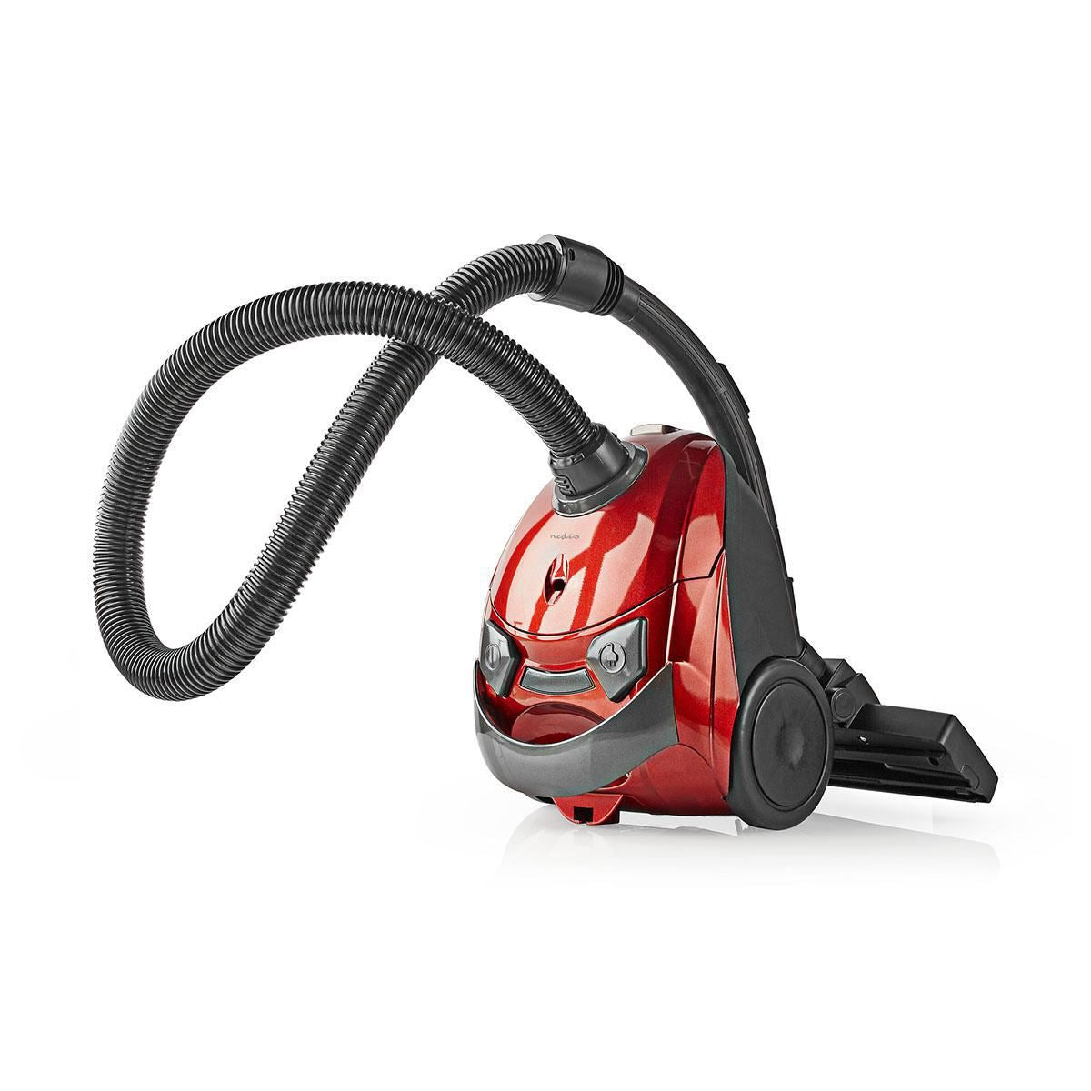 Nedis Vacuum Cleaner With Bag 700W 1.5L Dust Capacity Red - VCBG100RD