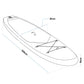 Dellonda Inflatable Stand Up Paddle Board 10'6" - Blue/White DL152