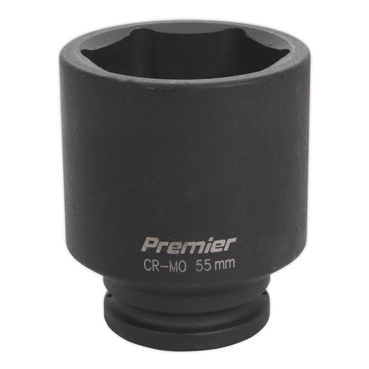 Sealey Impact Socket 55mm Deep 3/4"Sq Drive IS3455D